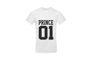 Prince 01 póló férfi fekete minta